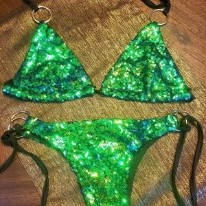 Jade sequenced bikini